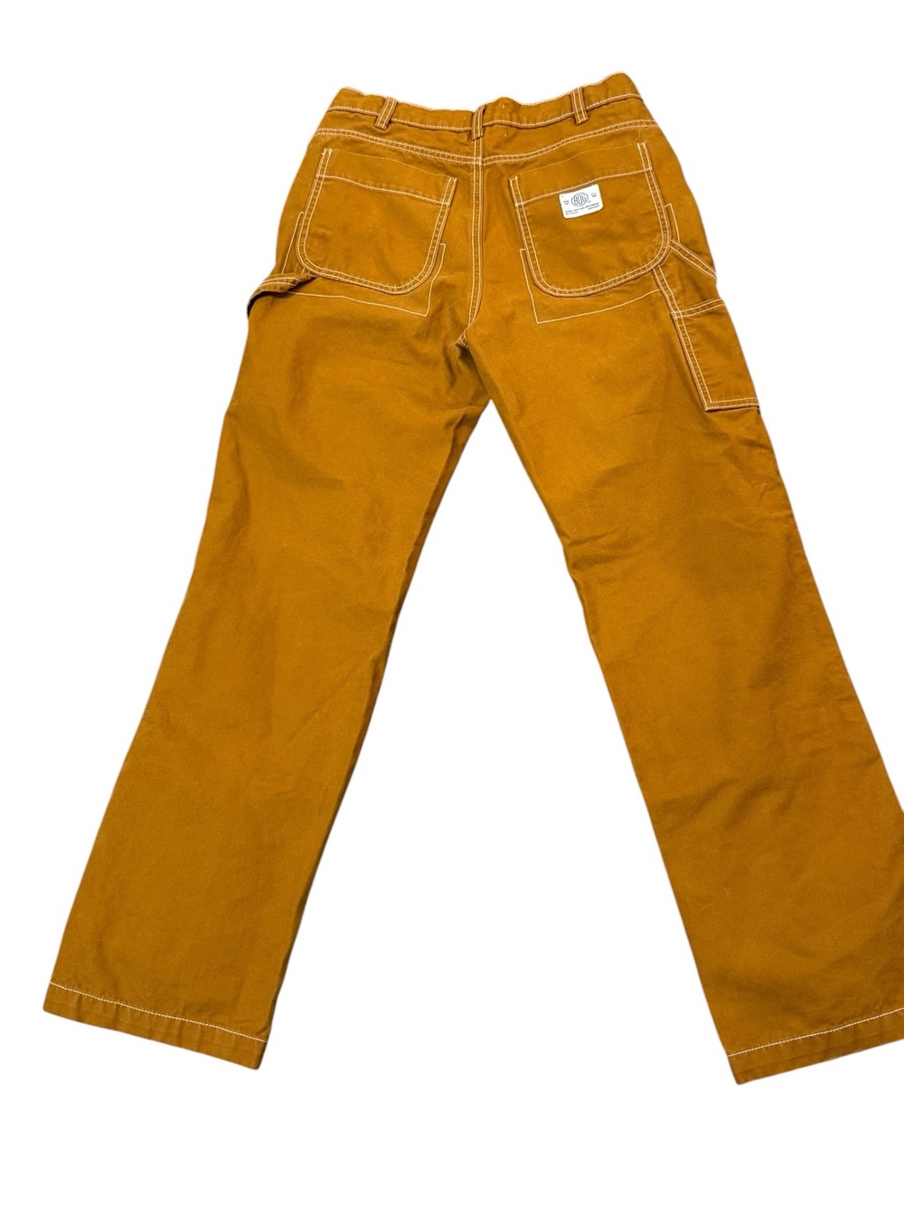 BDG UO Mustard Canvas Carpenter Utility Skater Grunge Pants Y2K Pants Size 27 - Picture 7 of 11
